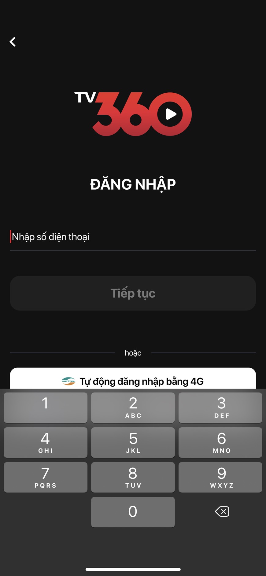 Ứng Dụng TV360 Truyền Hình Trực Tuyến: Thế Giới Giải Trí 5 Truy cập vào nội dung trên TV360