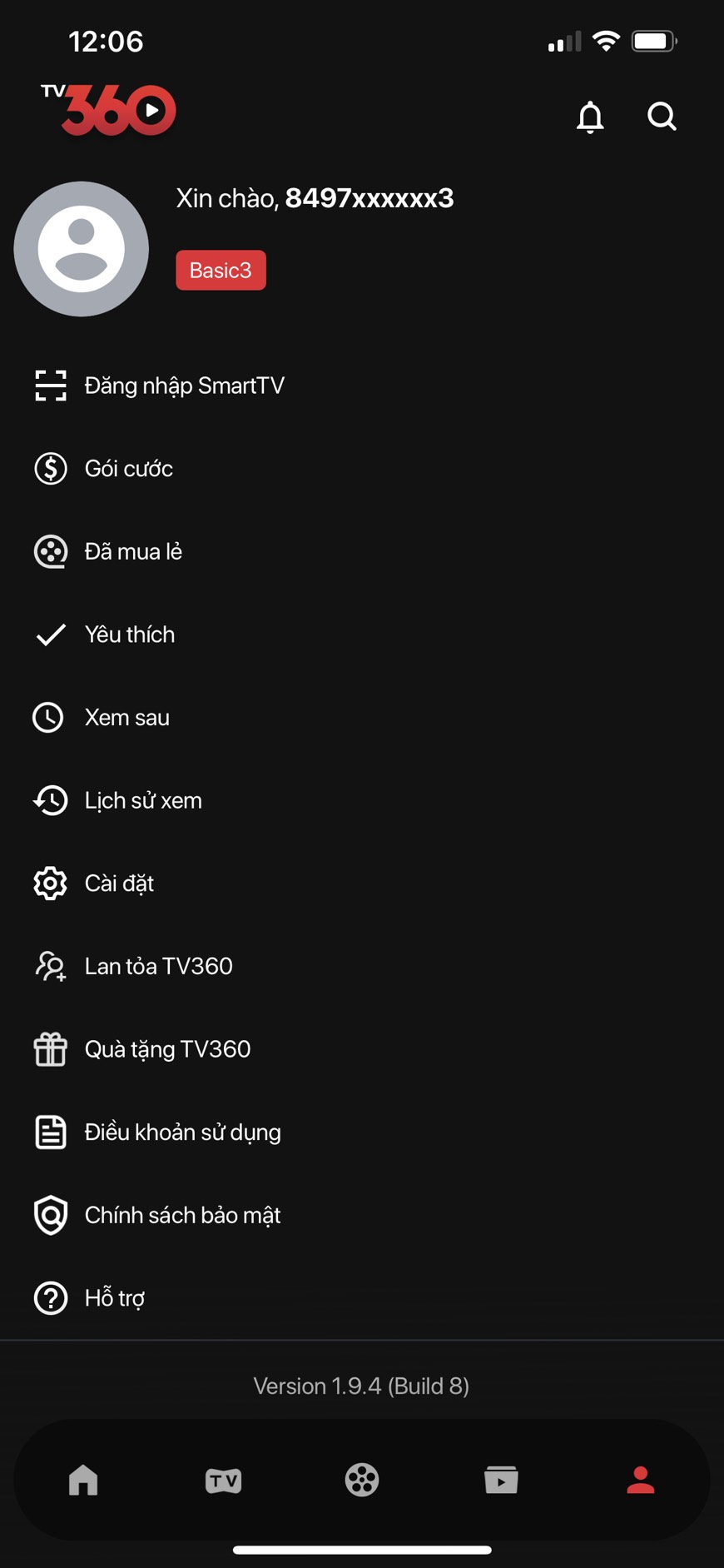 Ứng Dụng TV360 Truyền Hình Trực Tuyến: Thế Giới Giải Trí 6 Đăng ký tài khoản TV360