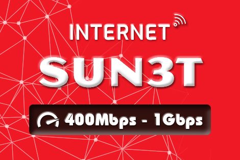 Lắp đặt gói SUN3T Viettel – Internet cáp quang tốc độ cao 400Mbps đến 1Gbps