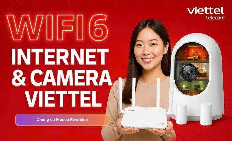 Internet Viettel tại chung cư fresca riverside