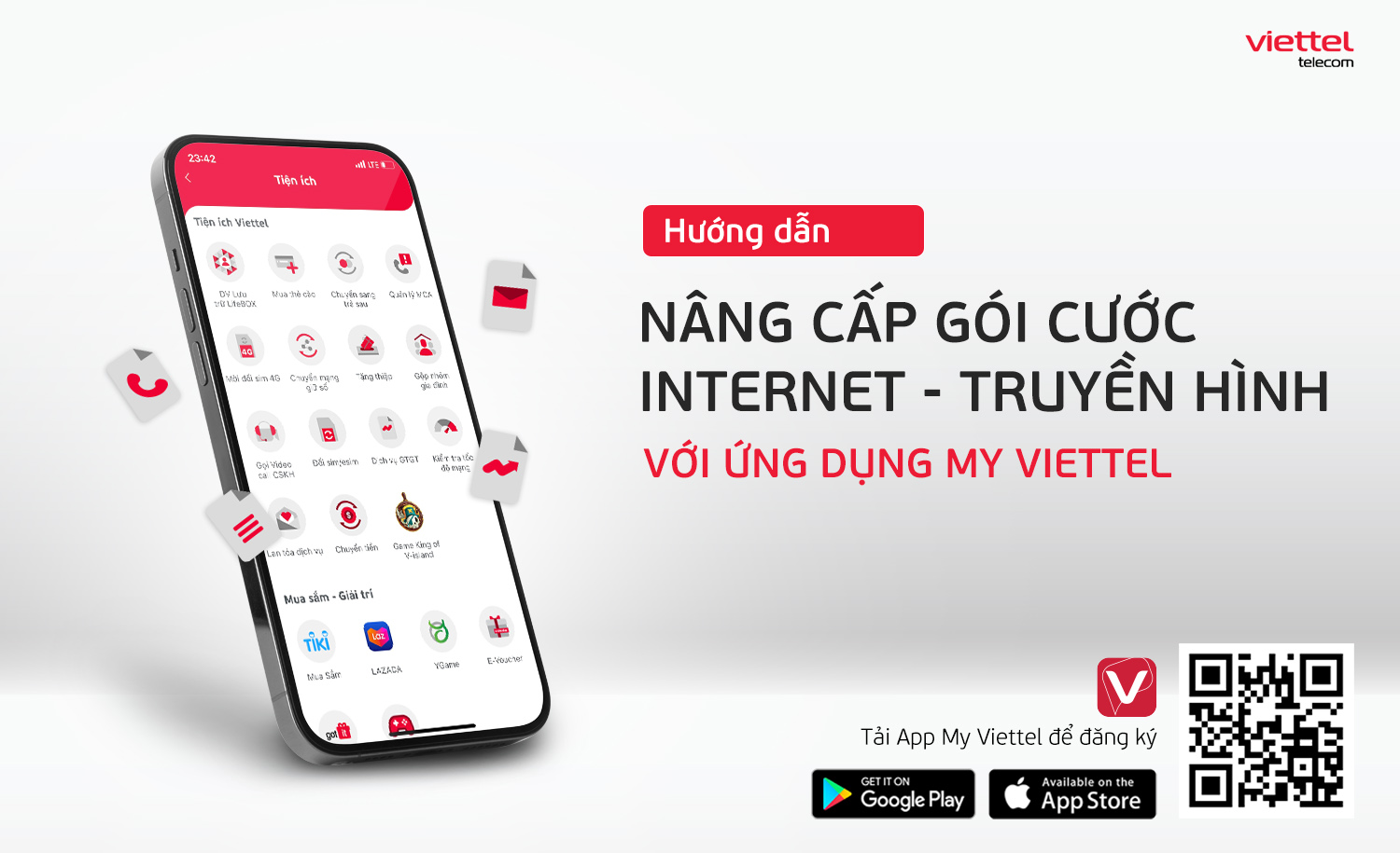 Cách nâng cấp gói cước internet viettel: Tăng tốc độ, bứt phá 3 cách nâng cấp gói cước internet viettel