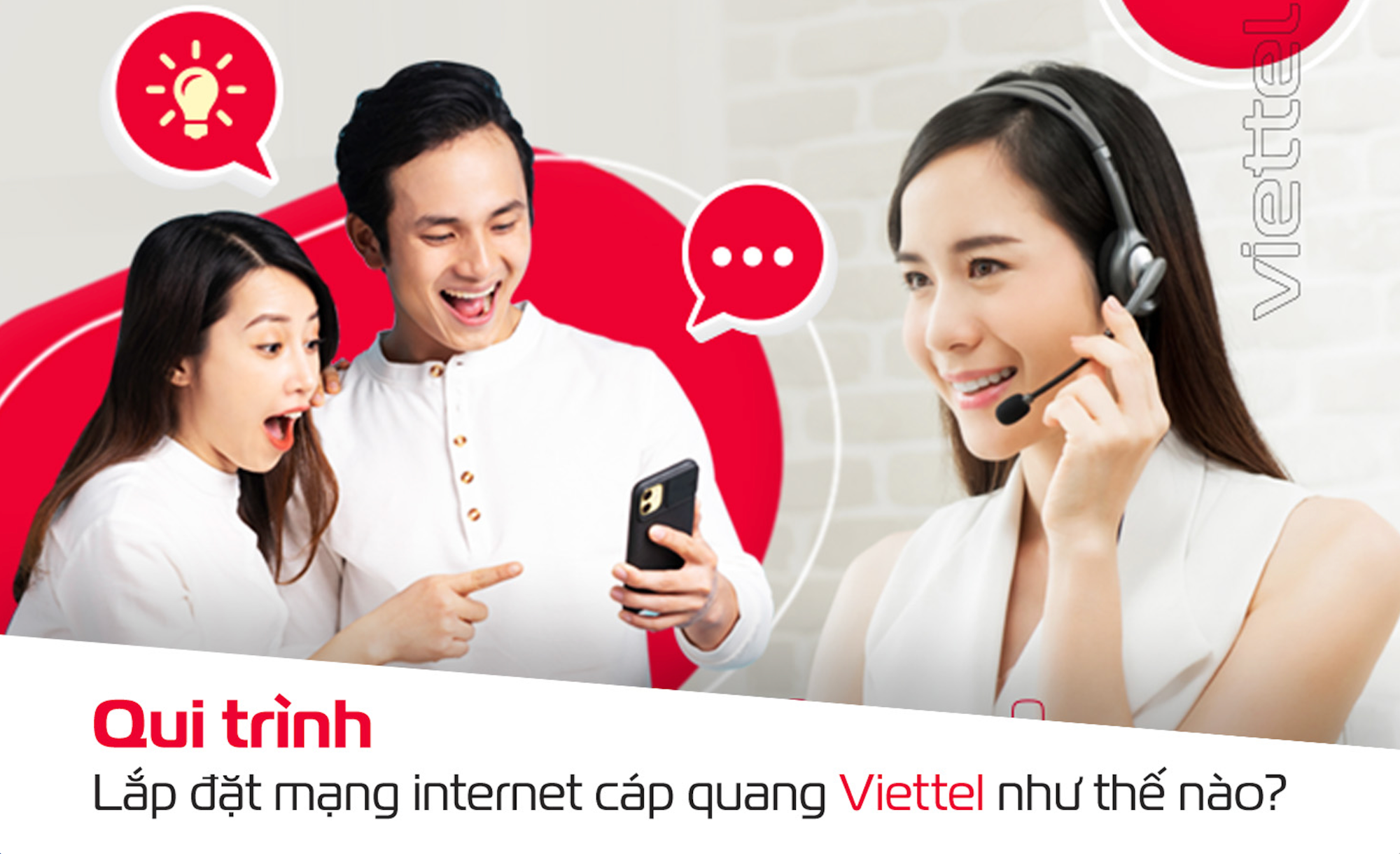 Quy trình lắp đặt mạng Viettel tại Phường Phước Long