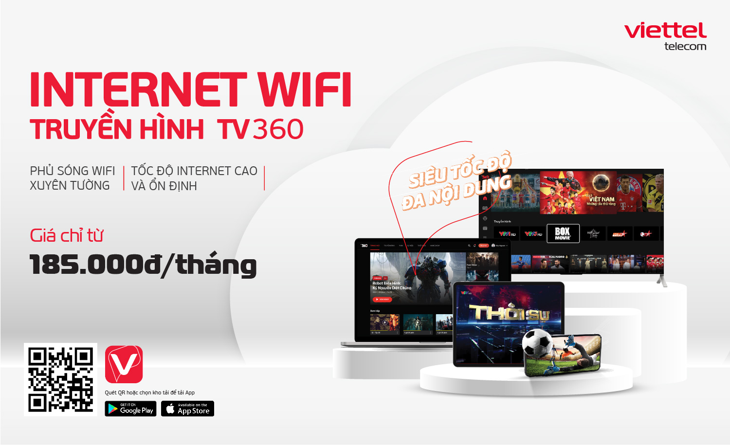 Truyền hình Viettel 2025: Giải pháp giải trí đỉnh cao cho gia đình 2 Gói combo Internet Truyền hình Viettel