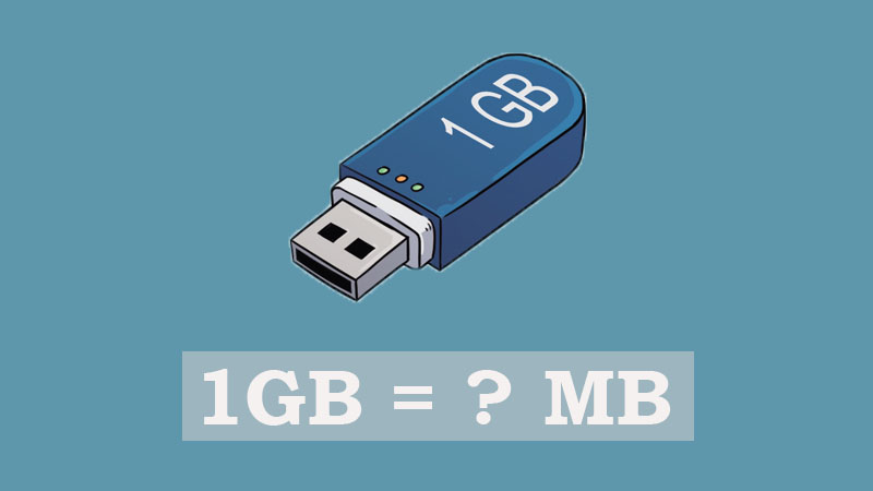 1GB bằng bao nhiêu MB?