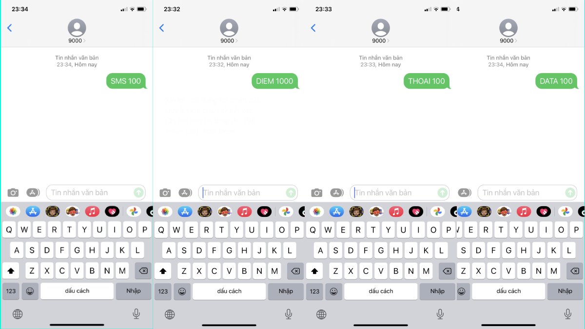 cách đổi điểm viettel sang data bằng tin nhắn