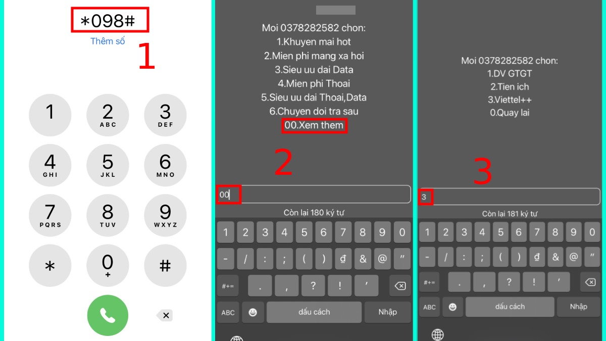 cách đổi điểm viettel qua cú pháp bấm số
