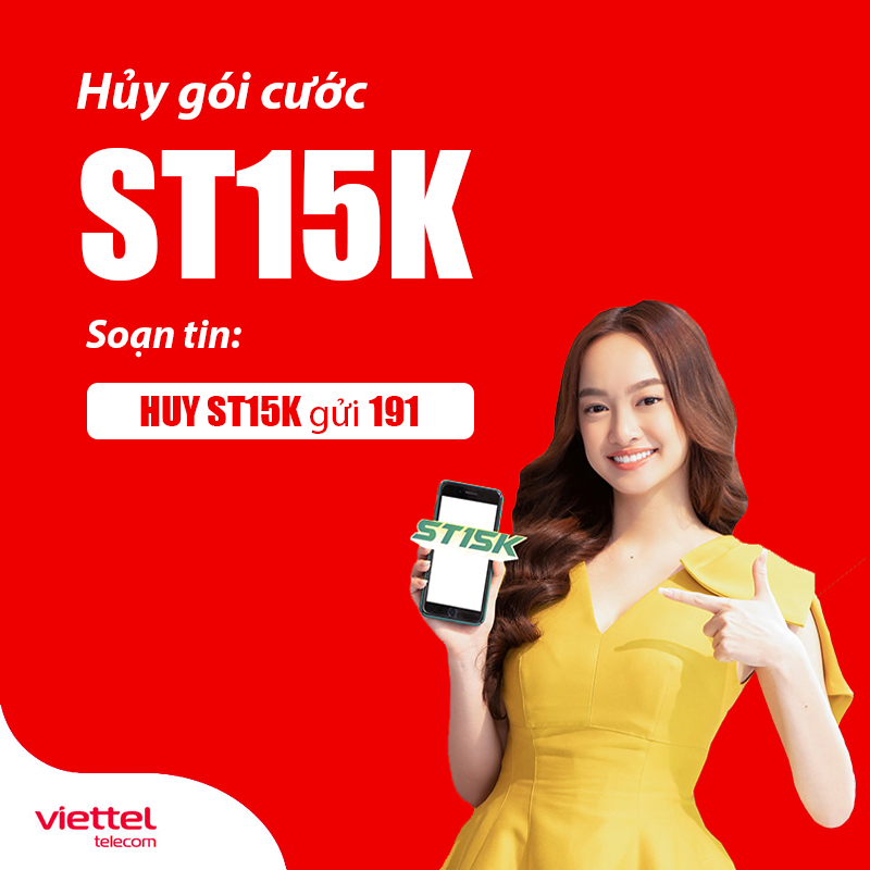 Hủy gói ST15K Viettel như thế nào?