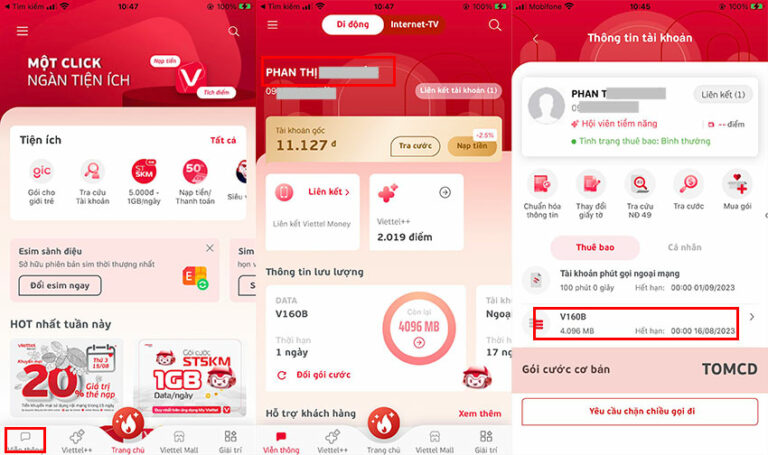 Cách hủy gói cước Viettel trên App My Viettel