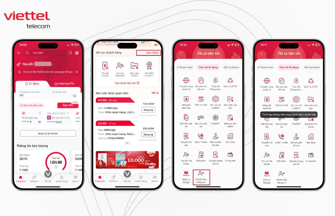 Cách kiểm tra sim chính chủ Viettel
