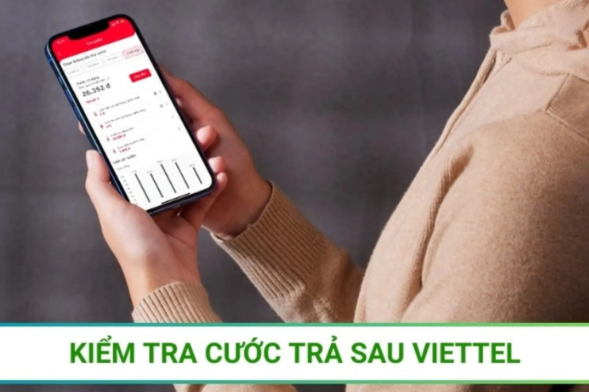Có thể kiểm tra sim trả sau Viettel bằng USSD, ứng dụng My Viettel hoặc tổng đài.