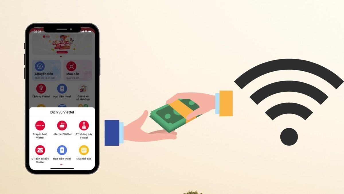 Thanh toán cước wifi Viettel online tiện lợi, nhanh chóng và an toàn.