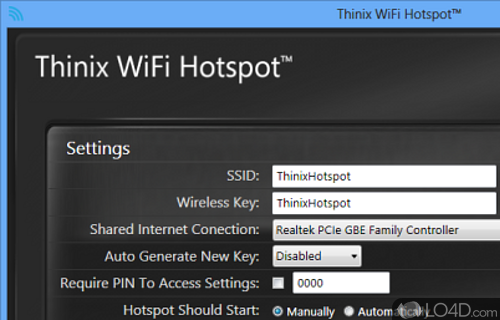 Thinix WiFi Hotspot là phần mềm phát wifi miễn phí ổn định, hỗ trợ bảo mật tốt.